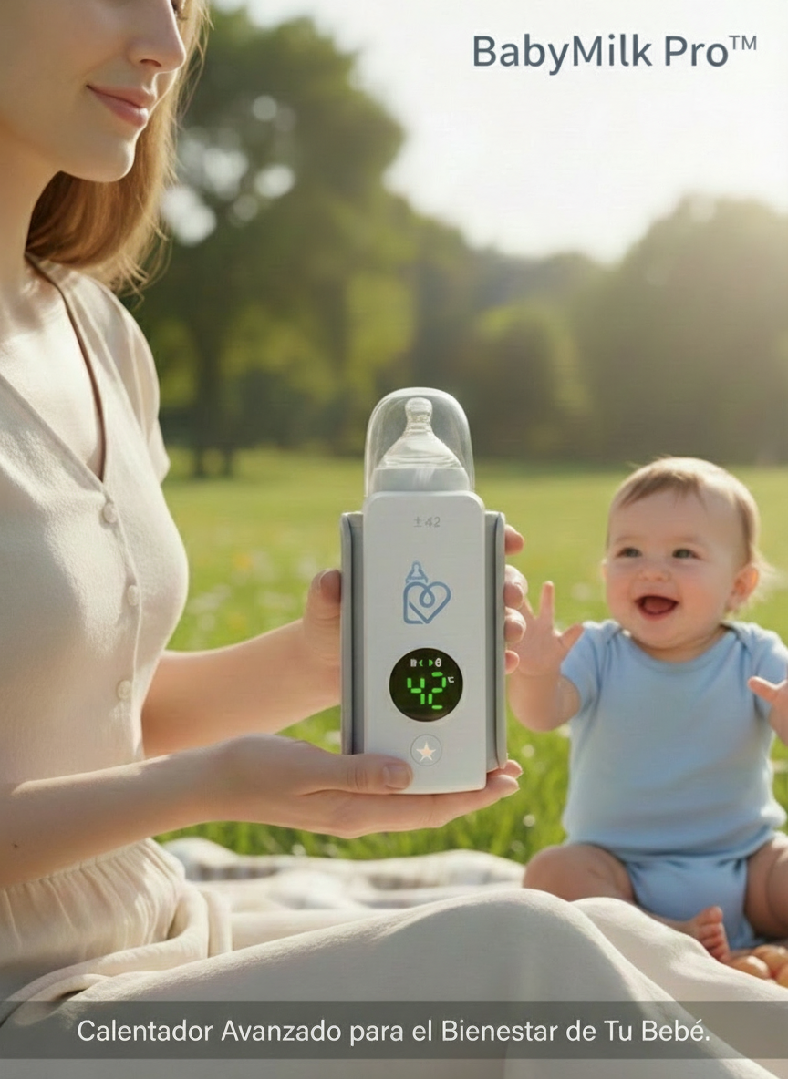 BabyMilk Pro™ – Calentador Avanzado para leche  .Tecnología de calor uniforme.